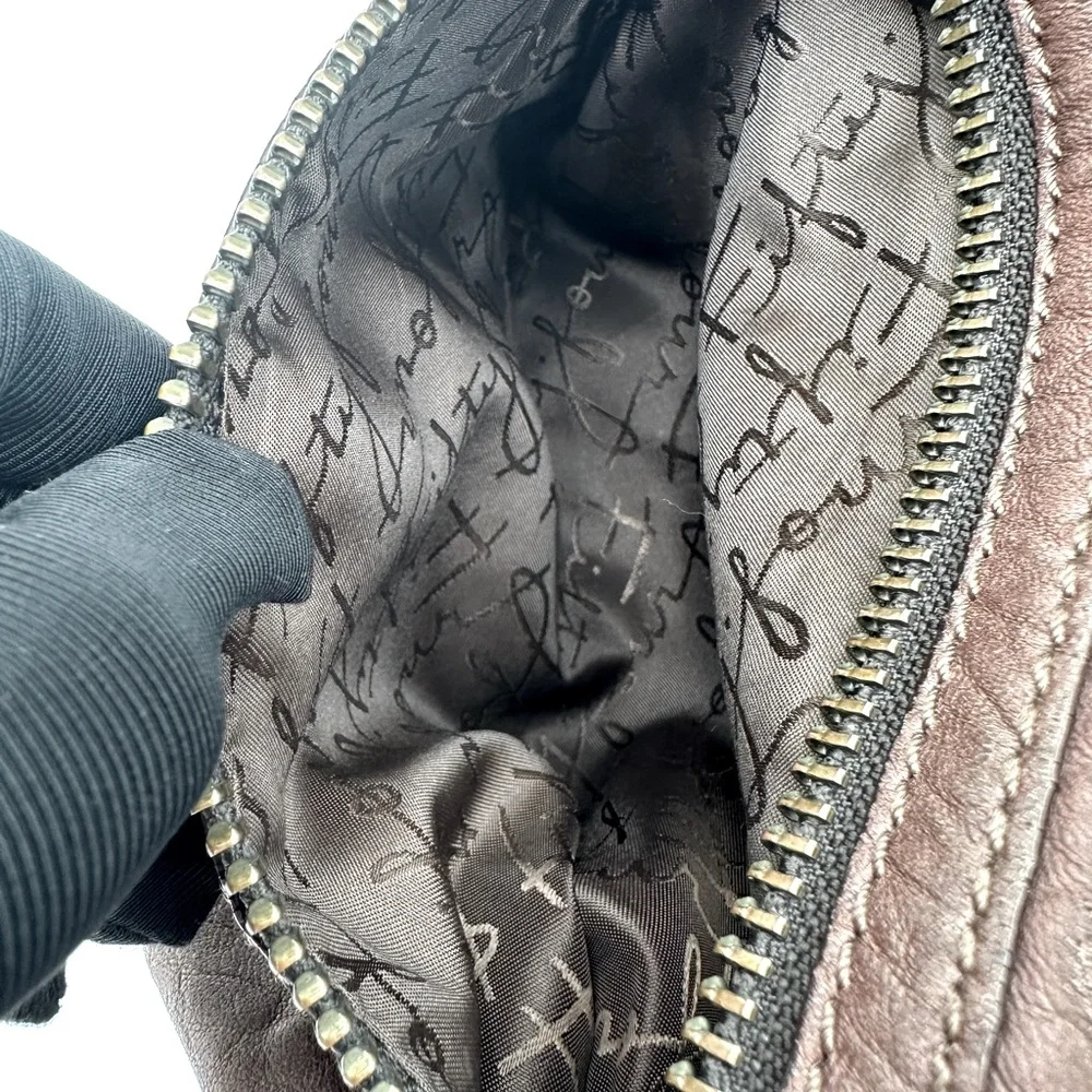 Vintage Fossil Fifty Four Leather Hobo Crossbody